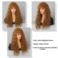 Mixed Curly Synthetic Wig for Women - Image 9