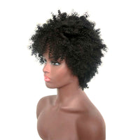 Black Curly Afro Synthetic Wig for Women - Image 2