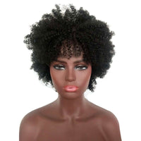 Black Curly Afro Synthetic Wig for Women - Image 3