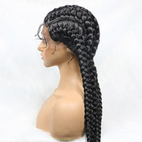 24" Afro Lace Front Human Hair Wig for Women - Image 15