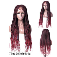 28" Braided Lace Front Synthetic Wig for Women - Image 10