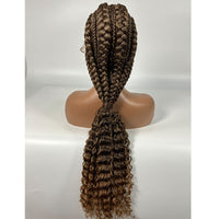 Curly Braided Synthetic Wig for Women - Image 13