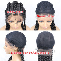 24" Afro Lace Front Human Hair Wig for Women - Image 3