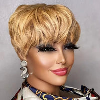 Pixie Cut Human Hair Wig for Women - Image 4