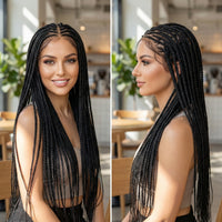 Braided Full Lace Synthetic Wig for Women - Image 1
