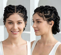 Braided Full Lace Synthetic Wig for Women - Image 1