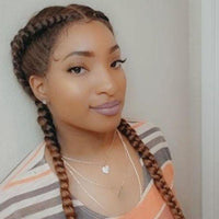 Braided Lace Front Synthetic Wig for Women - Image 4
