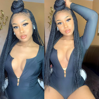 30" Braided Synthetic Wig for Women - Image 1