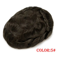 Toupee Human Hair Toupee for Men - Image 12