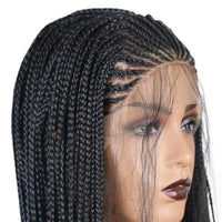 Black Braided Synthetic Wig for Women - Image 6