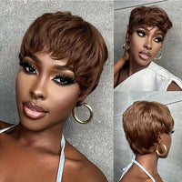 Pixie Cut Human Hair Wig for Women - Image 5