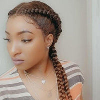 Braided Lace Front Synthetic Wig for Women - Image 5