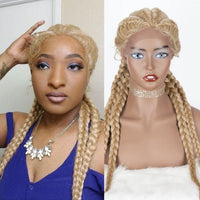 Braided Lace Front Synthetic Wig for Women - Image 5