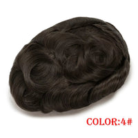 Toupee Human Hair Toupee for Men - Image 11