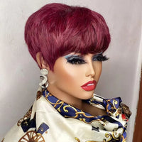 Pixie Cut Human Hair Wig for Women - Image 3