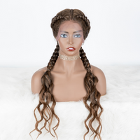 Braided Lace Front Synthetic Wig for Women - Image 9