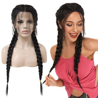Braided Lace Front Synthetic Wig for Women - Image 3