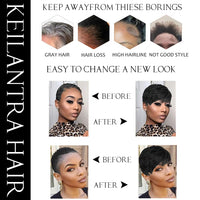Pixie Cut Human Hair Wig for Women - Image 8