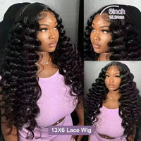 Black Wavy HD Lace Human Hair Wig for Women - Image 6