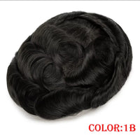 Toupee Human Hair Toupee for Men - Image 8