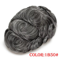 Toupee Human Hair Toupee for Men - Image 19