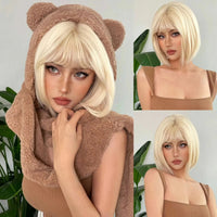 Black Straight Synthetic Wig for Women - Image 3