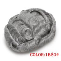 Toupee Human Hair Toupee for Men - Image 20