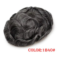 Toupee Human Hair Toupee for Men - Image 18
