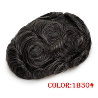 Toupee Human Hair Toupee for Men - Image 17