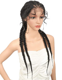 Braided Lace Front Synthetic Wig for Women - Image 10