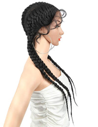 Braided Lace Front Synthetic Wig for Women - Image 11