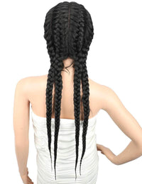 Braided Lace Front Synthetic Wig for Women - Image 9