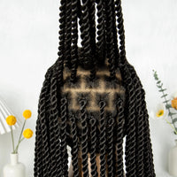 32Inch Full Lace Synthetic Cornrow Braided Wigs