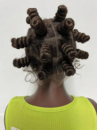 613 Blonde Handmade Bantu Braided Wigs Synthetic Full Lace Knotless Braided Lace Wig