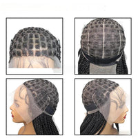 36" Synthetic Full Lace Knotless Box Braided Wigs