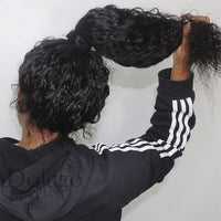 30" Curly Wavy HD Lace Human Hair Wig for Women - Image 2