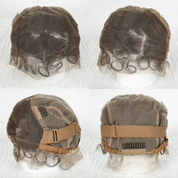 613 Blonde Handmade Bantu Braided Wigs Synthetic Full Lace Knotless Braided Lace Wig