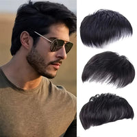 White Synthetic Wig for Men - Image 1