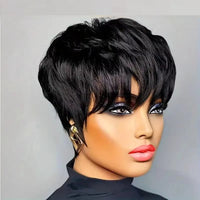 Pixie Cut Bob Human Hair Wig for Women - Image 1