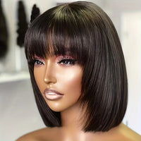 Straight Bob Glueless Human Hair Wig for Women - Image 3