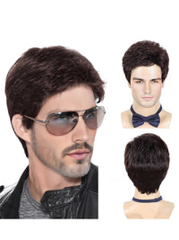 Grey Synthetic Wig for Men - Image 2
