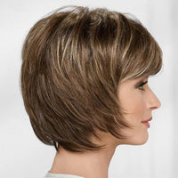 Brown & Mixed Straight Synthetic Wig for Women - Image 2
