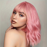12" Wavy Synthetic Wig for Women - Image 5