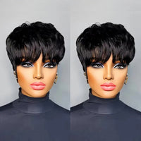 Pixie Cut Bob Human Hair Wig for Women - Image 2