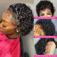 Curly Wavy Lace Front Human Hair Wig for Women - Image 3