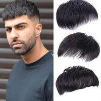 White Synthetic Wig for Men - Image 4