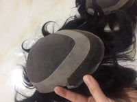 Toupee Human Hair Toupee for Men - Image 3