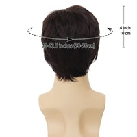 Brown Toupee Human Hair Wig for Men - Image 3