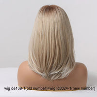Blonde & Mixed Straight Synthetic Wig for Women - Image 25