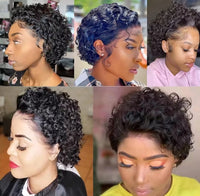 Curly Wavy Lace Front Human Hair Wig for Women - Image 4
